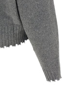 Nude Lucy Fringed Hem Sweater Grey, view 4