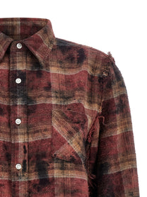 R13 Fringed Shirt Red