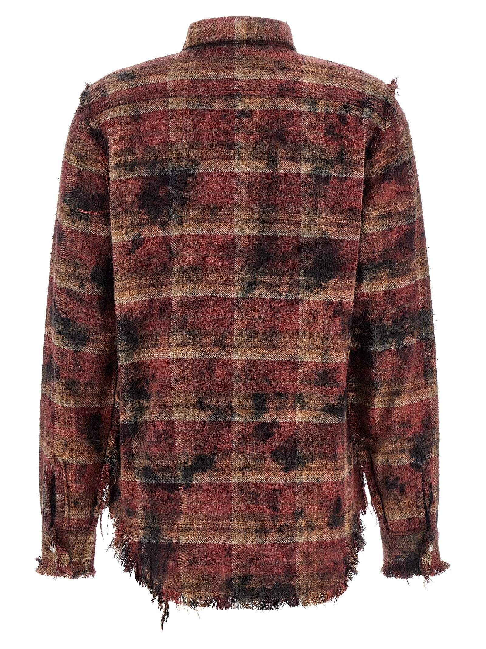 R13 Fringed Shirt Red