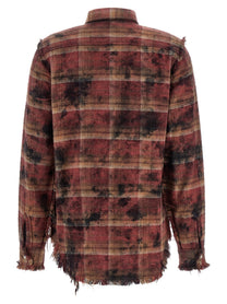R13 Fringed Shirt Red