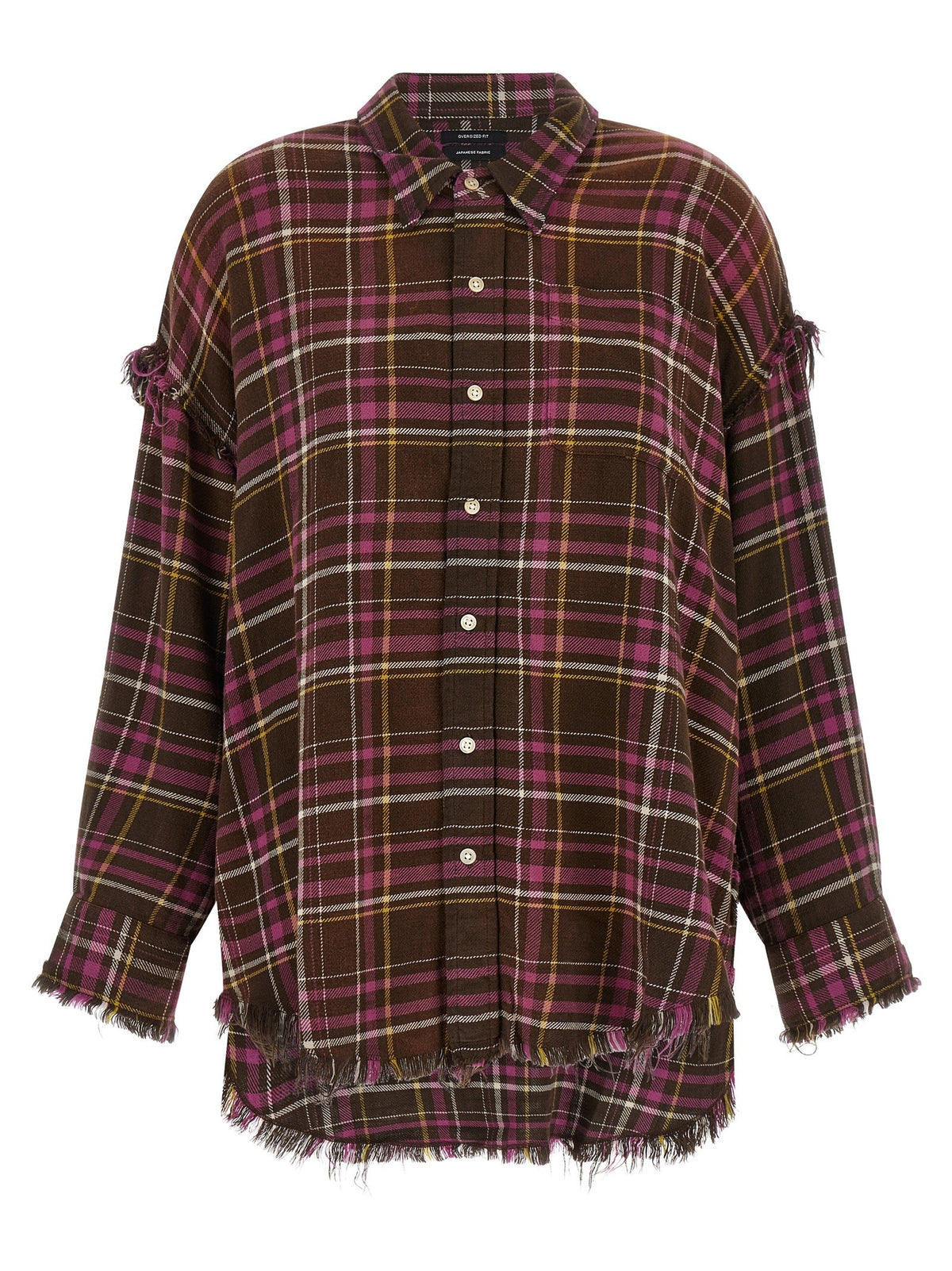 R13 Fringed Shirt Gold