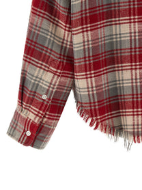 R13 Fringed Shirt Red
