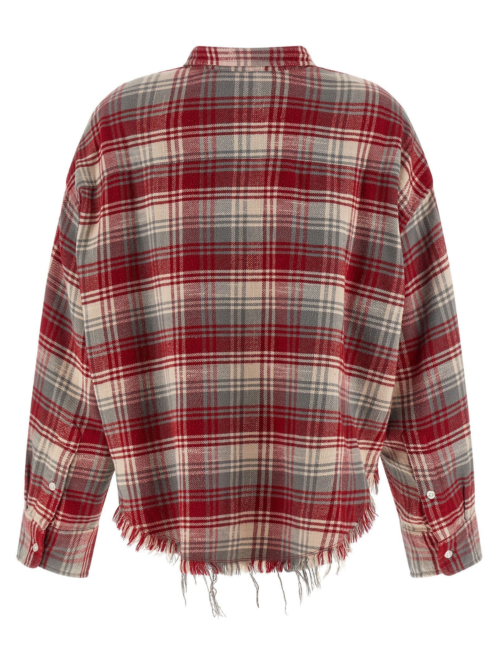 R13 Fringed Shirt Red