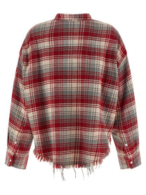 R13 Fringed Shirt Red