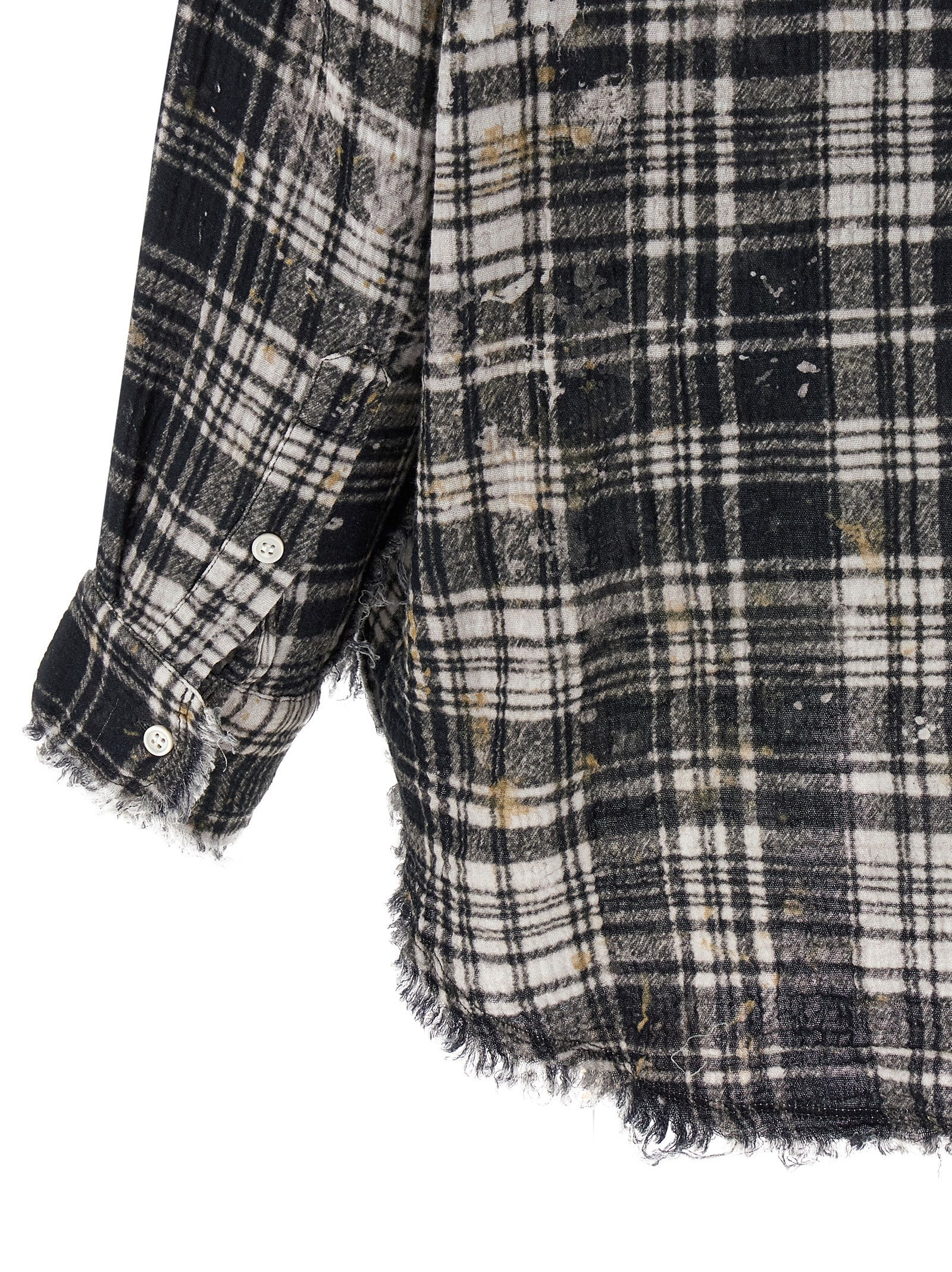 R13 Fringed Shirt Gold
