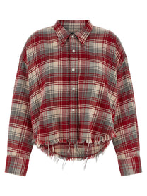 R13 Fringed Shirt Red