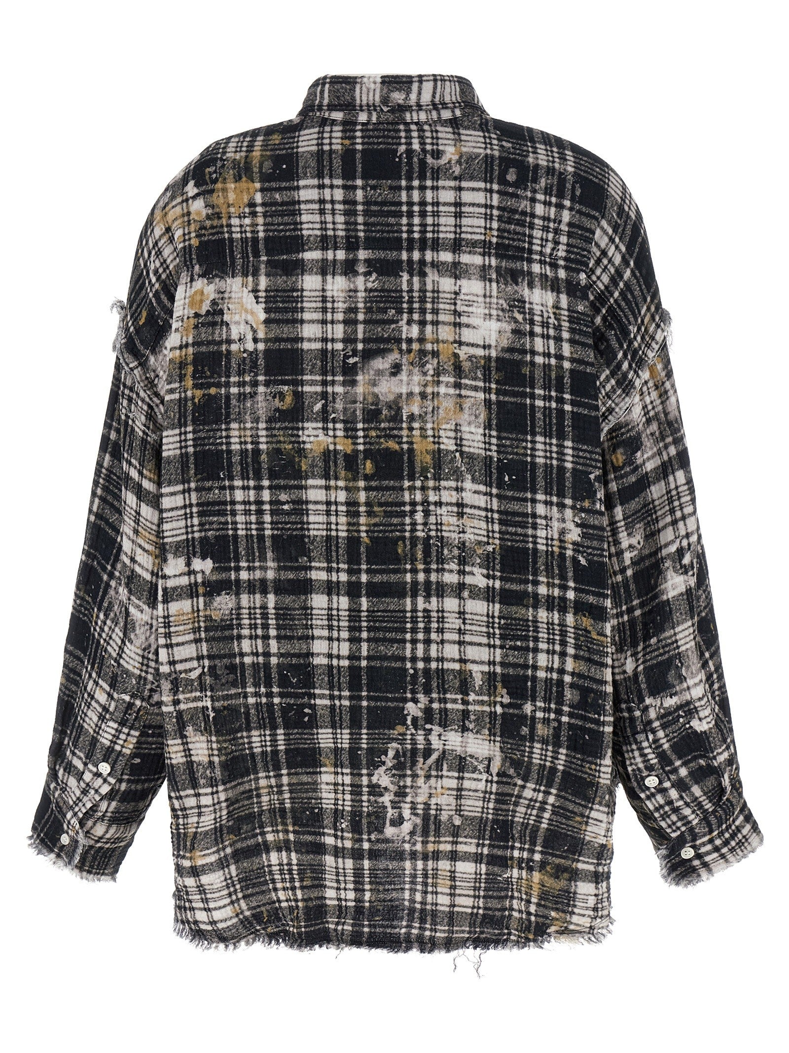 R13 Fringed Shirt Gold