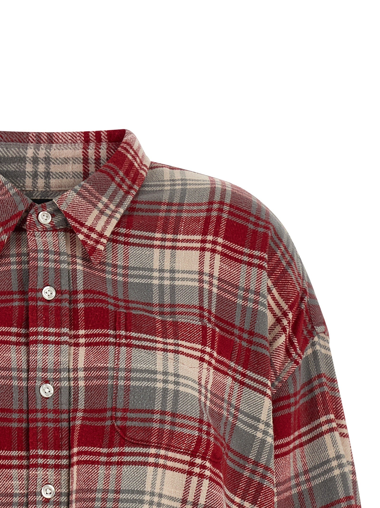 R13 Fringed Shirt Red