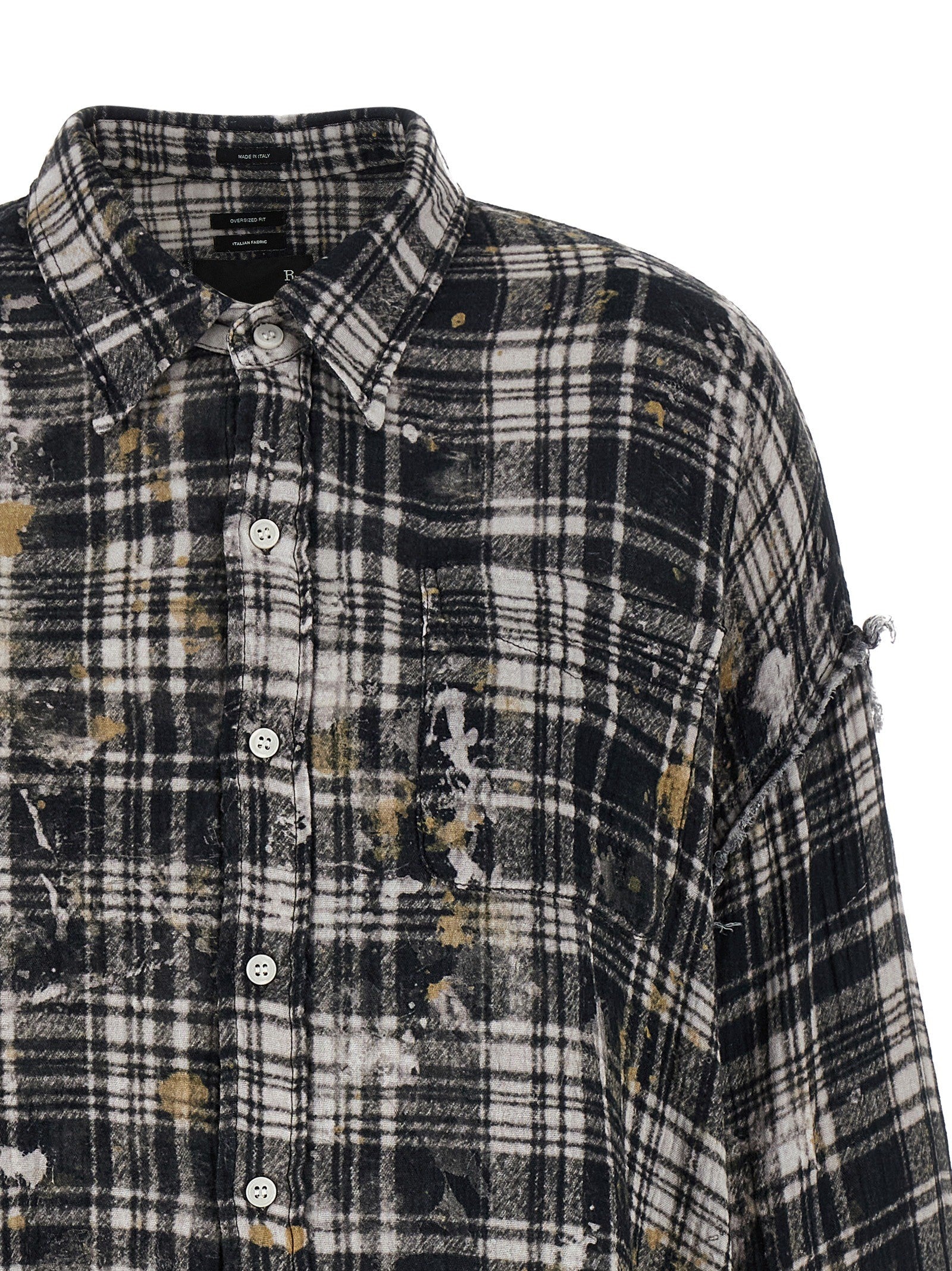 R13 Fringed Shirt Gold
