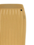 Balmain Fringed Skirt Beige, view 3