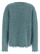 Jil Sander Fringed Sweater Blue, view 2