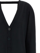 Nude Lucy Front Back Cardigan Black, view 3