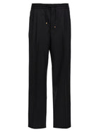 Brunello Cucinelli Front Pleat Pants Black