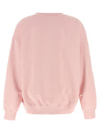 Ganni Front Print Sweatshirt Blue