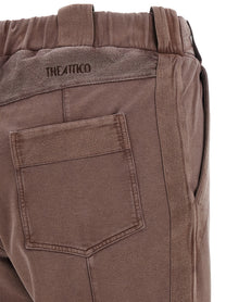 The Attico Front Split Pants Brown