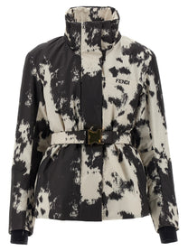 Fendi Frosted Fauna Ski Jacket Gold