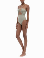 Rick Owens Women's Full Swimsuit Grey, view 2