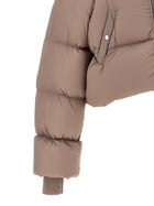 Rick Owens Funnel Neck Down Jacket Blue, view 4