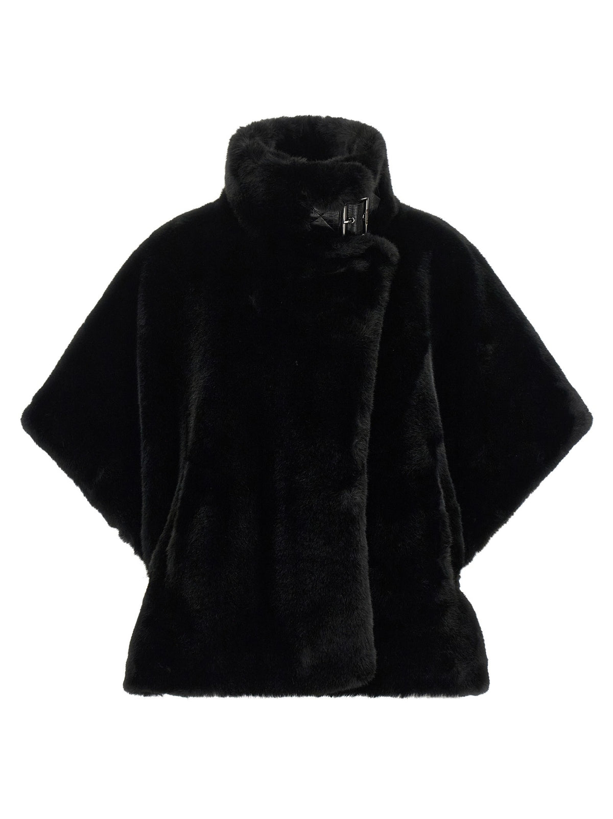 Pinko Fur Cape Black
