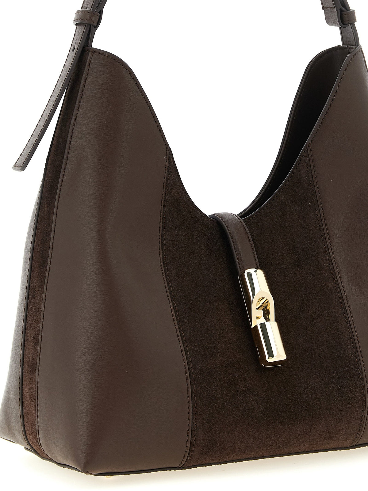 Furla Furla Goccia Shoulder Bag Brown, view 3
