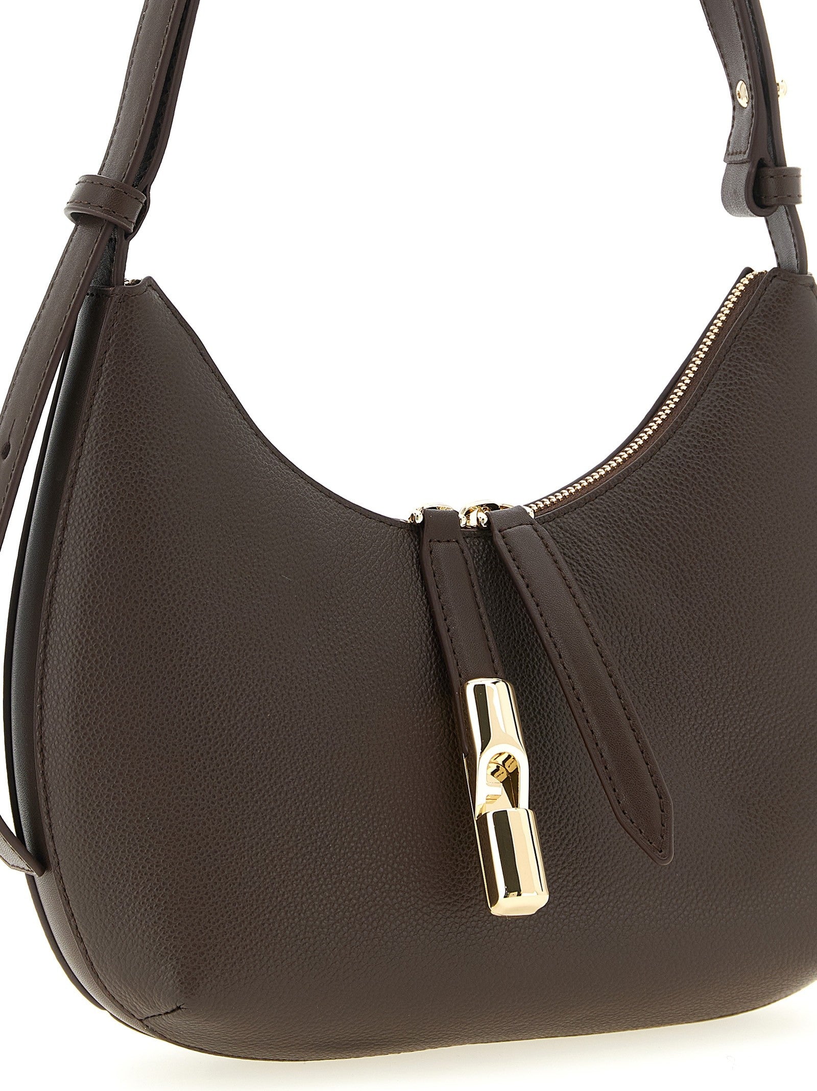 Furla Furla Goccia Small Shoulder Bag Brown