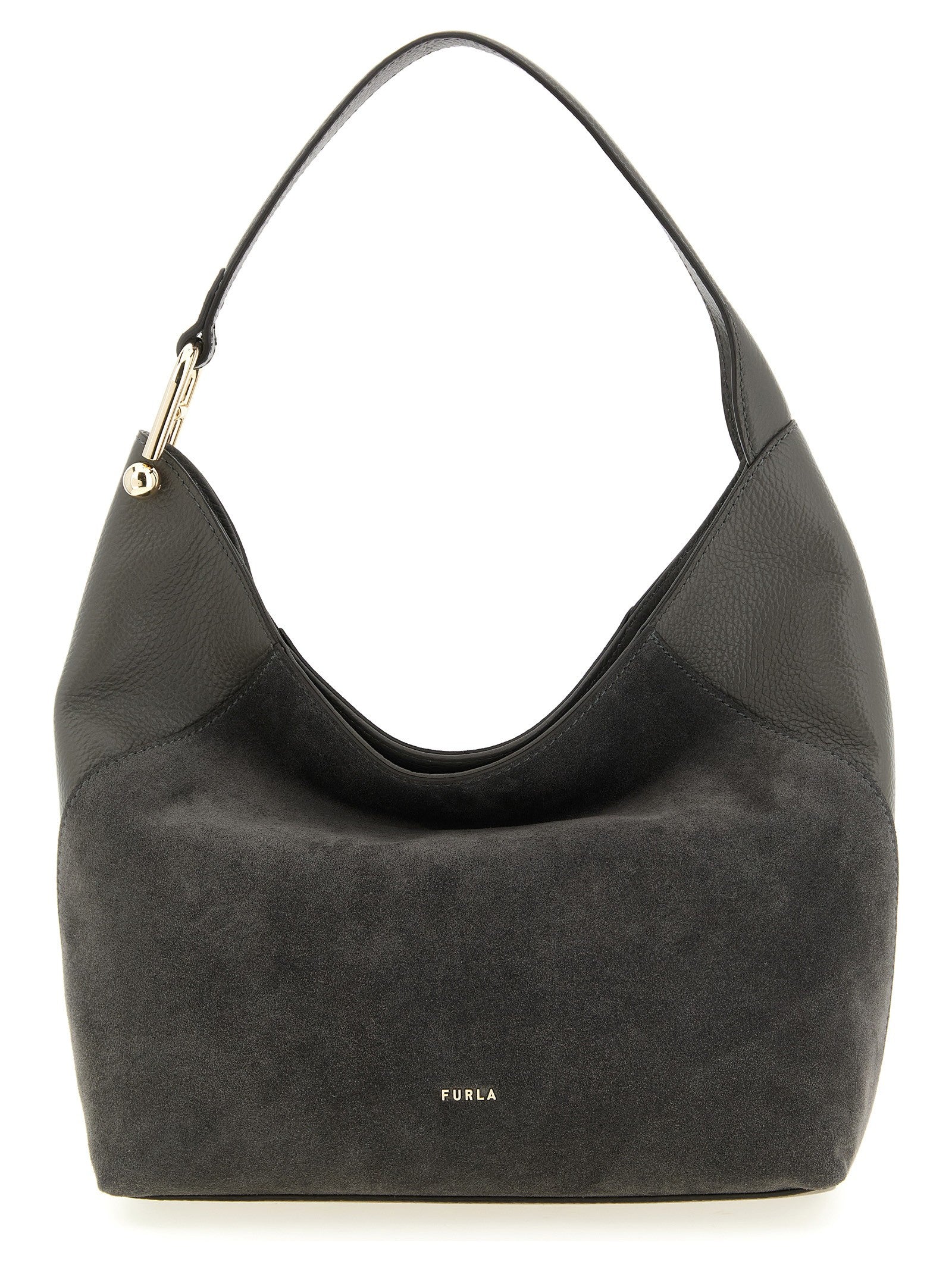 Furla Furla Lara Medium Shoulder Bag Grey
