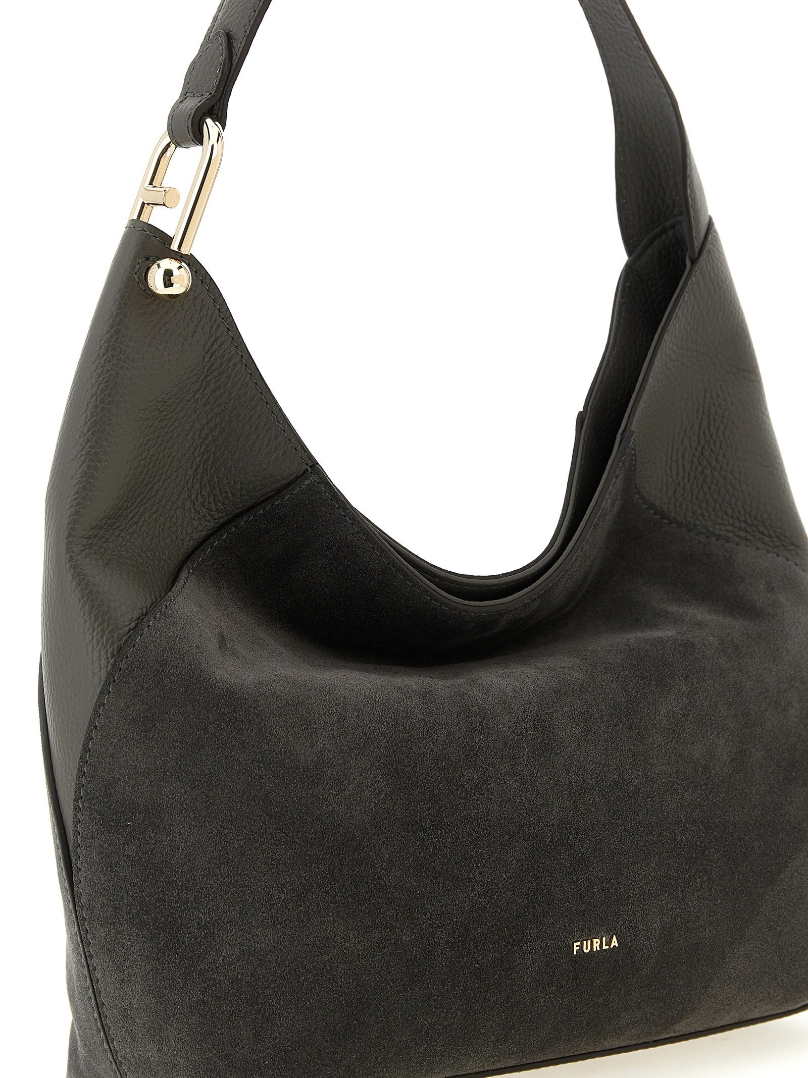 Furla Furla Lara Medium Shoulder Bag Grey