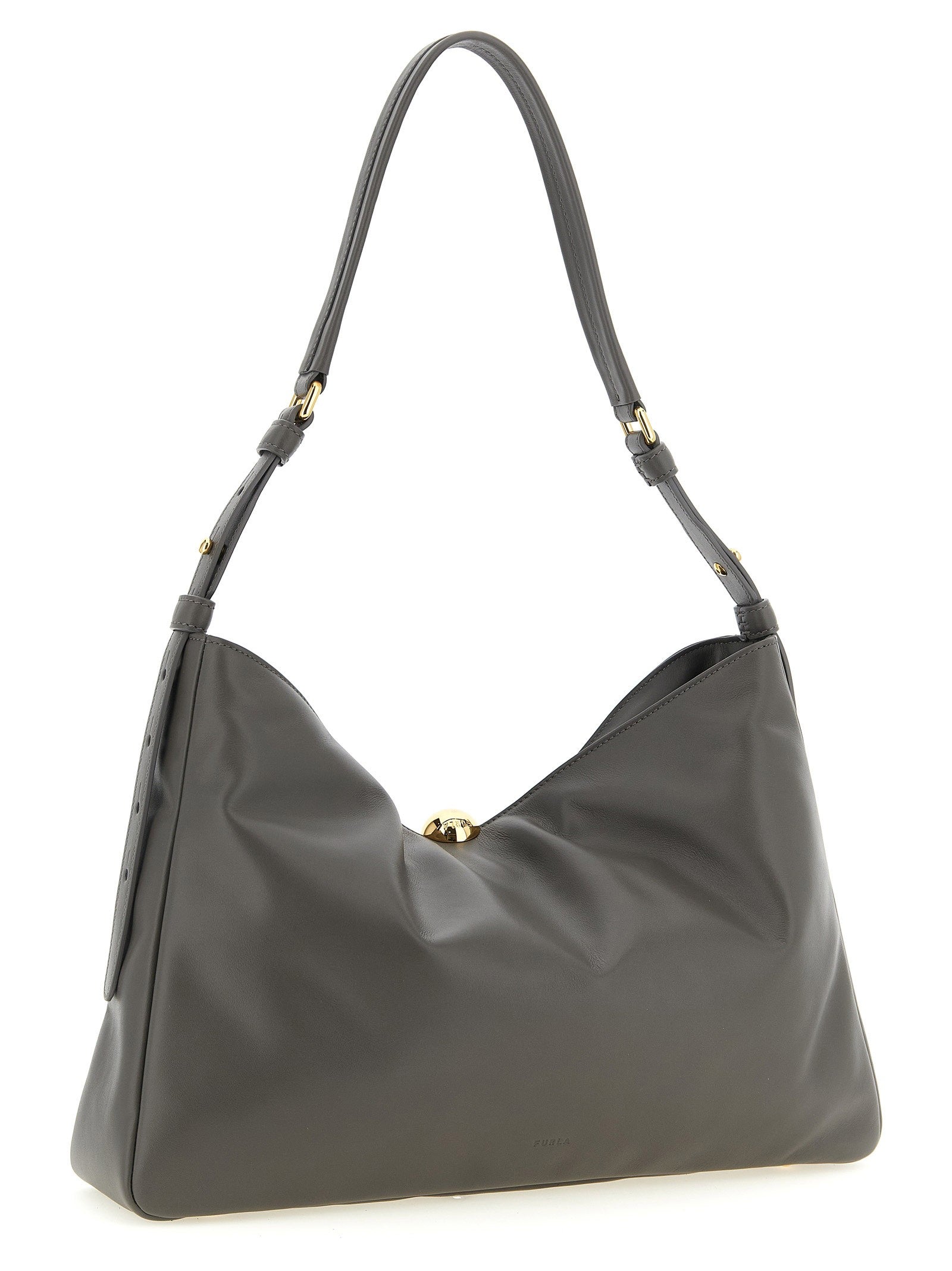 Furla Furla Sfera Soft Large Shoulder Bag Grey