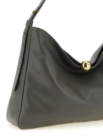Furla Furla Sfera Soft Large Shoulder Bag Grey