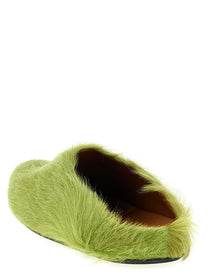 Marni Fussbett Sabots Green