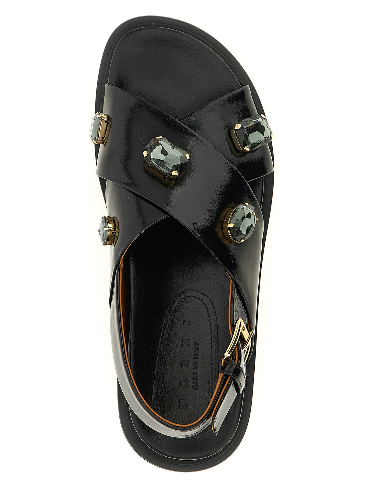 Marni Fussbett Sandals Black