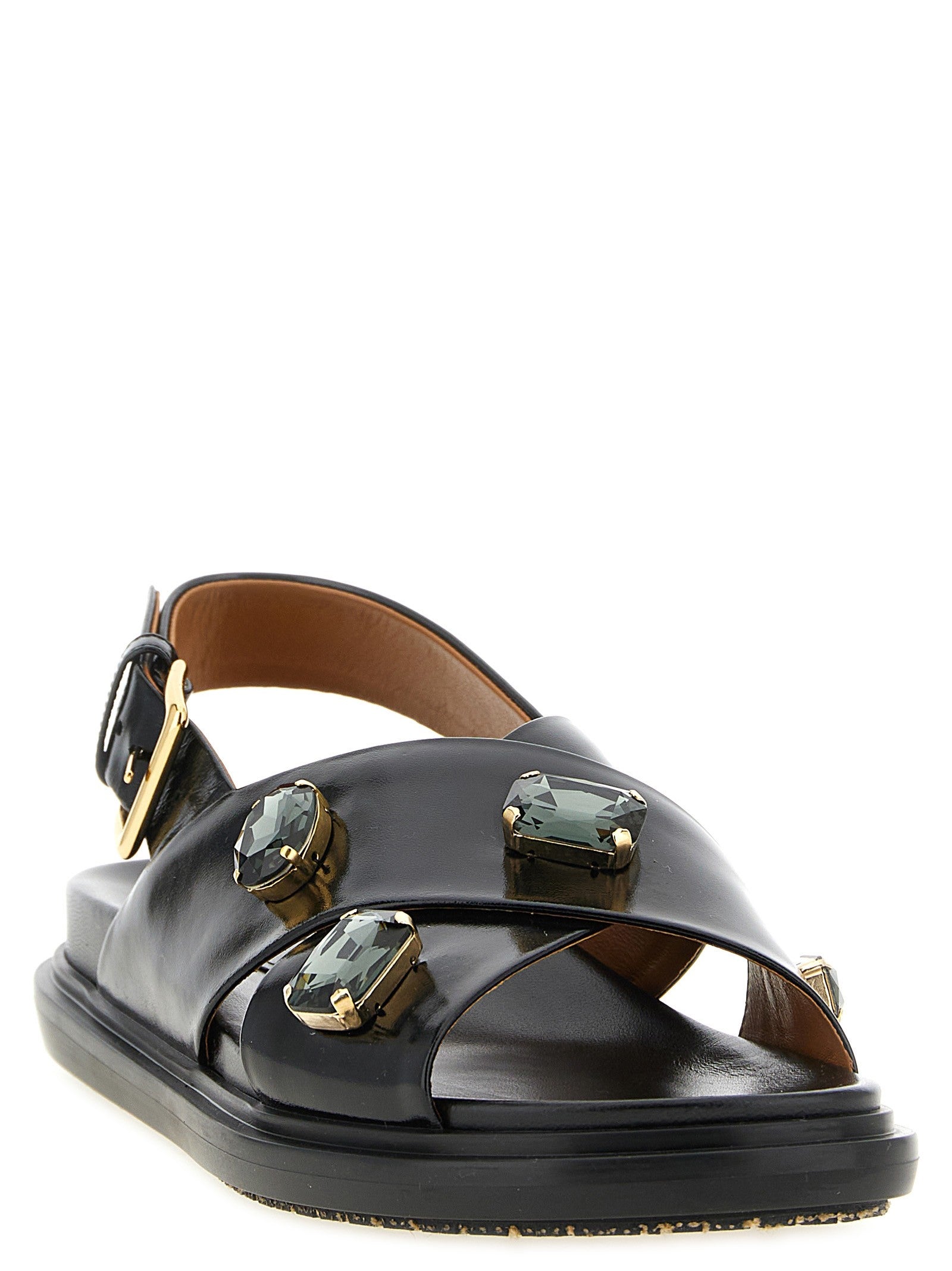 Marni Fussbett Sandals Black