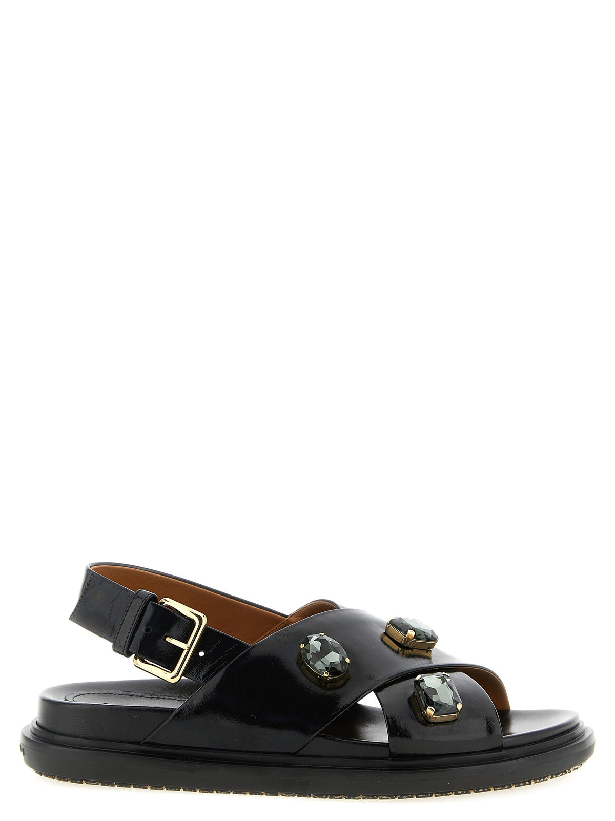 Marni Fussbett Sandals Black