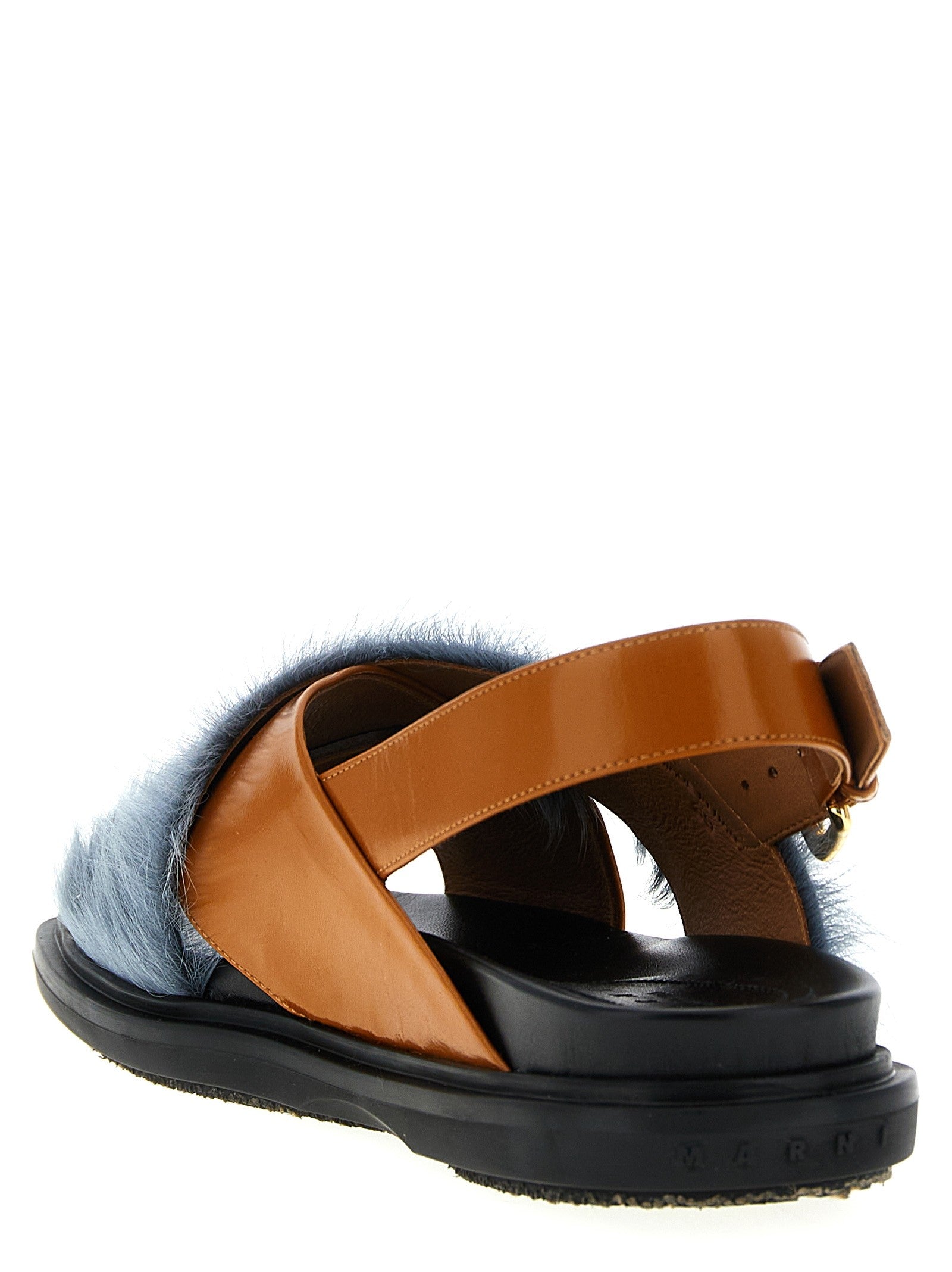 Marni Fussbett Sandals Gold
