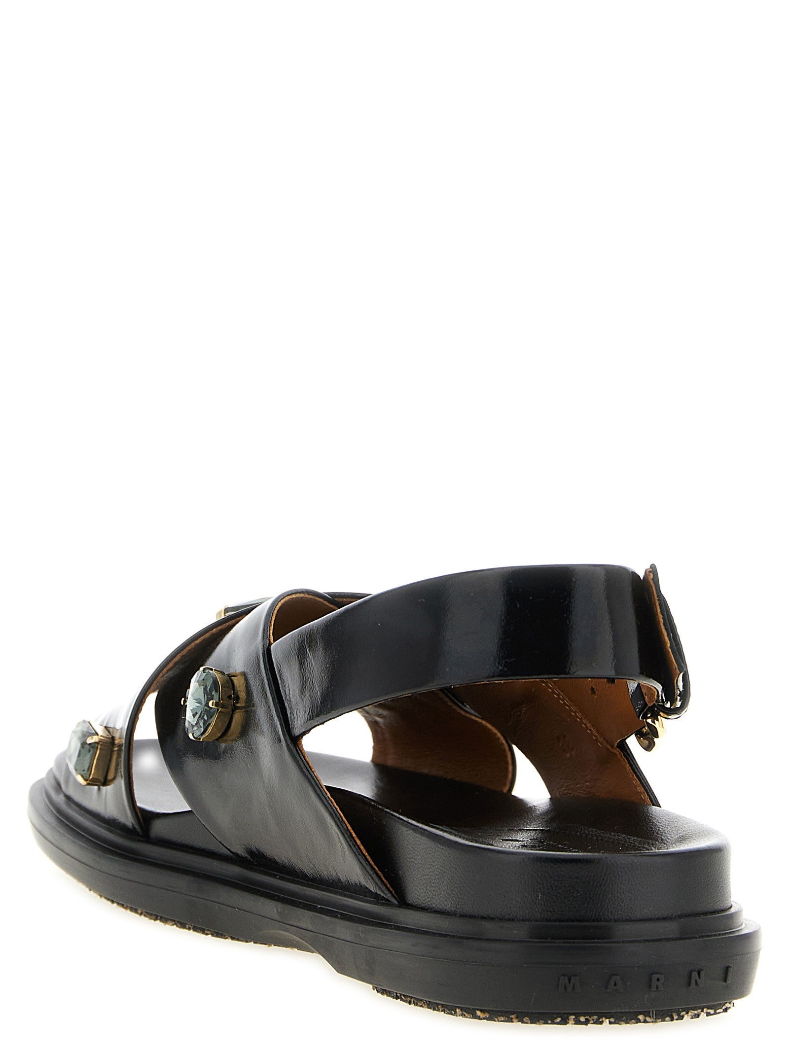 Marni Fussbett Sandals Black