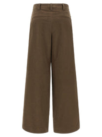 Brunello Cucinelli Fustagno Pants Brown