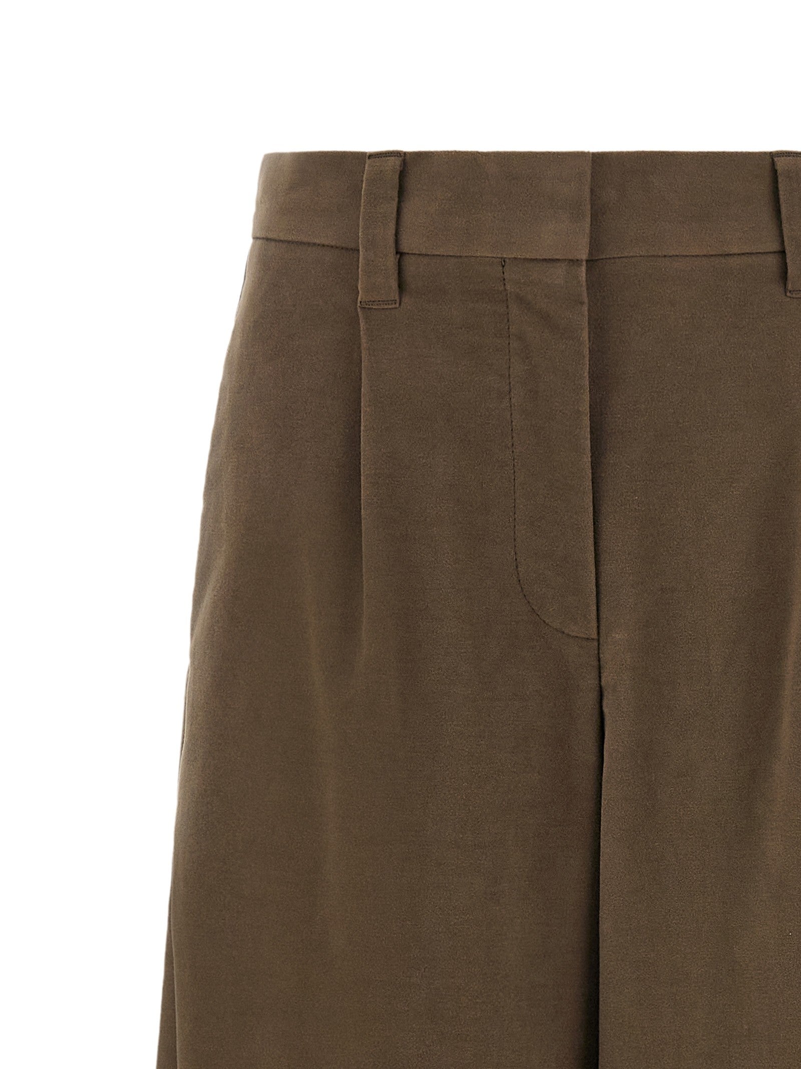 Brunello Cucinelli Fustagno Pants Brown