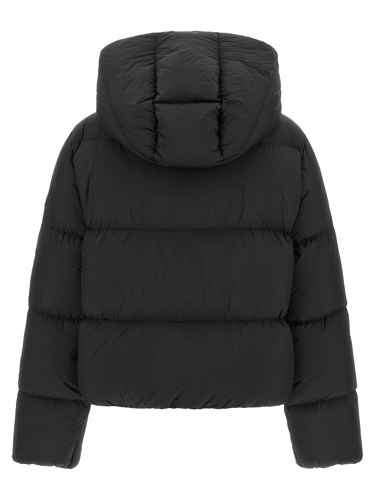 Ganni Future Nylon Black Down Jacket Black