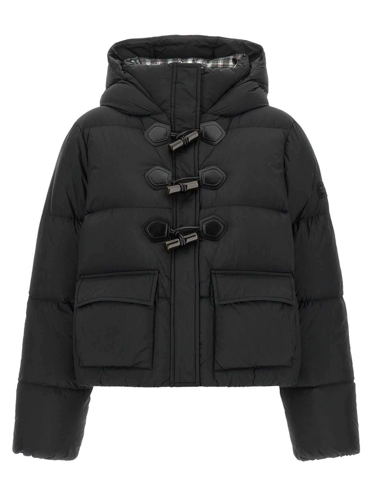 Ganni Future Nylon Black Down Jacket Black