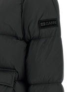 Ganni Future Nylon Black Down Jacket Black