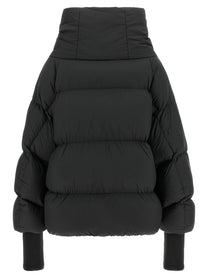 Ganni Future Nylon Down Jacket Grey