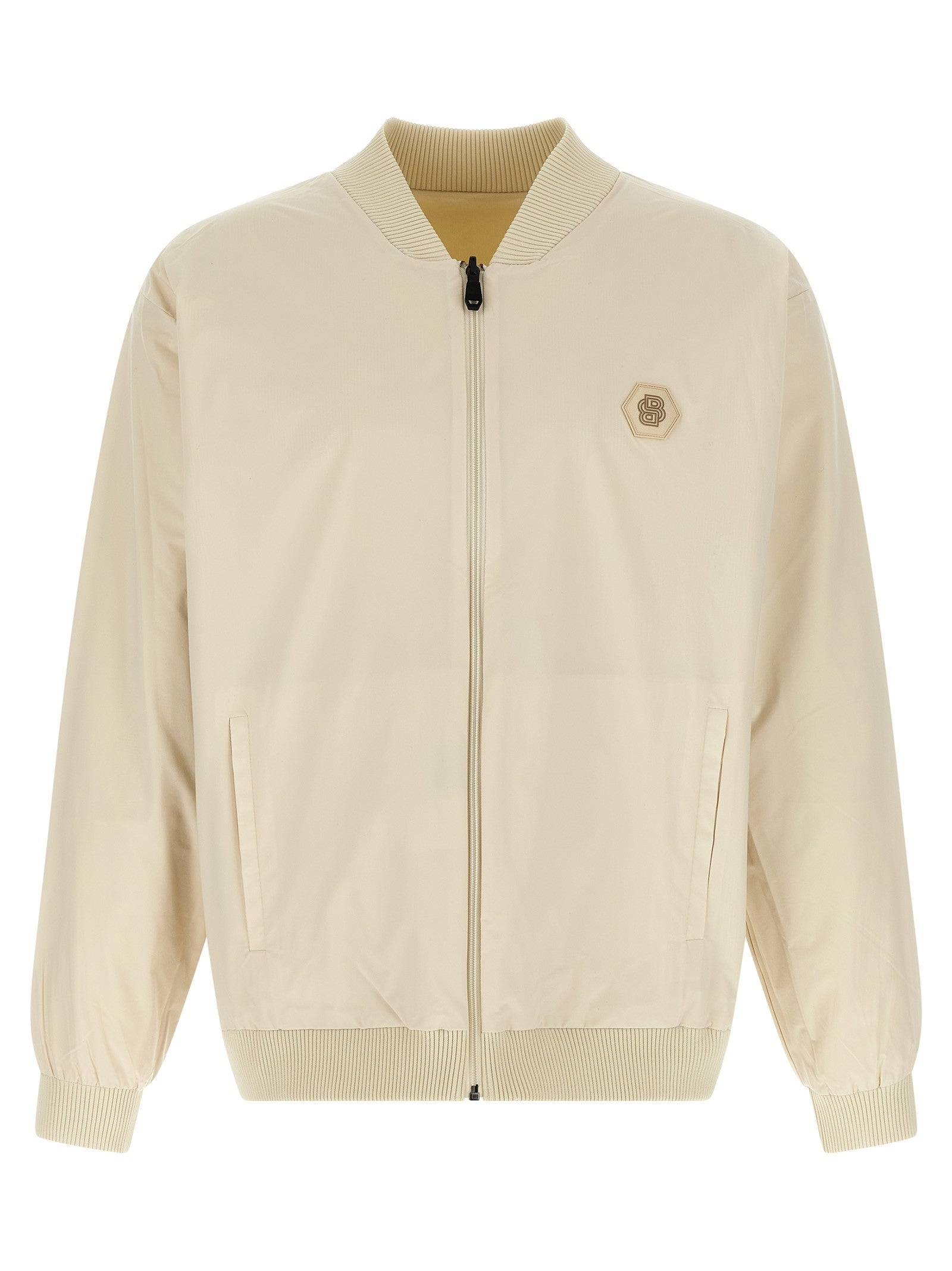HUGO BOSS Future Reversible Bomber Jacket Beige