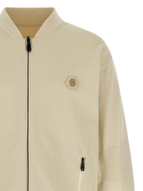 HUGO BOSS Future Reversible Bomber Jacket Beige