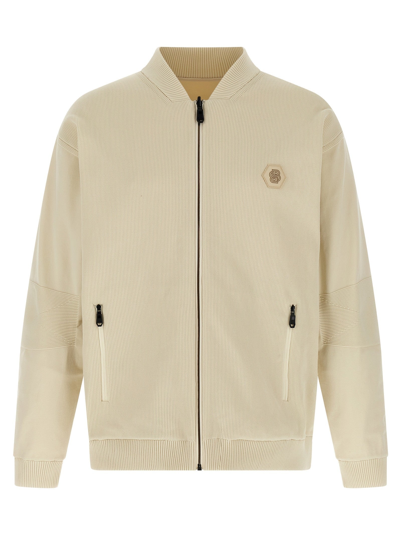 HUGO BOSS Future Reversible Bomber Jacket Beige