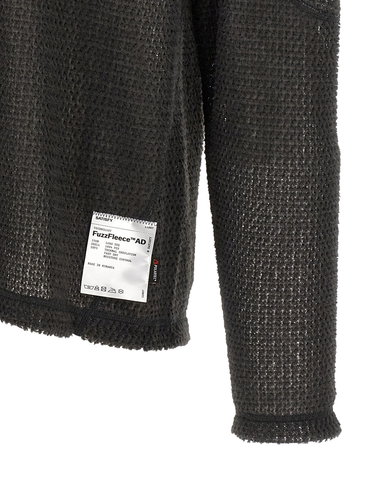 SATISFY Fuzzfleece AD Sweater Grey, view 4