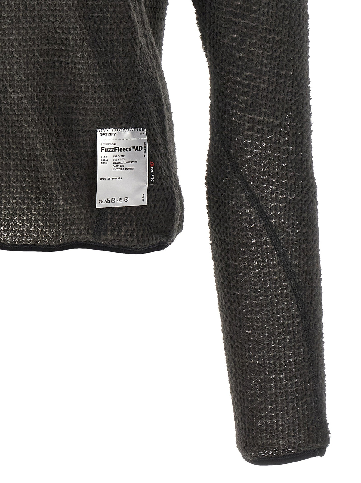 SATISFY Fuzzfleece AD Sweatshirt Black, view 4