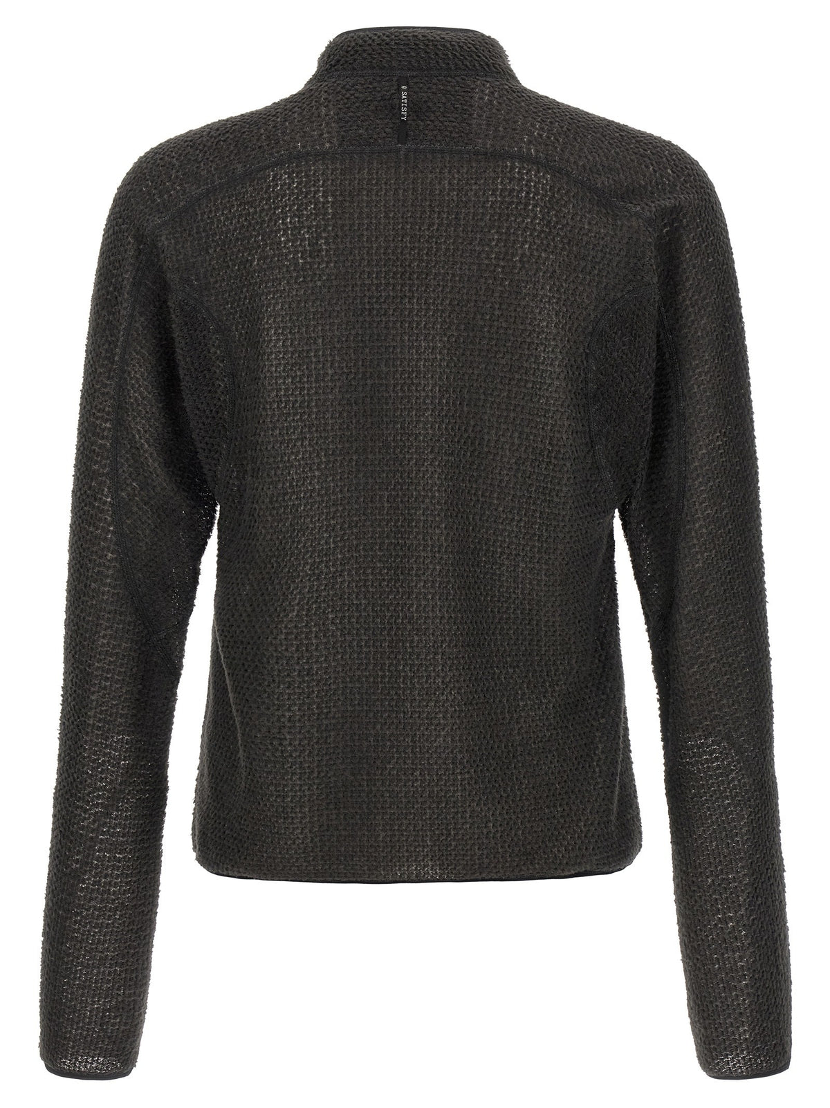 SATISFY Fuzzfleece AD Sweatshirt Black, view 2