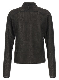 SATISFY Fuzzfleece AD Sweatshirt Black, view 2