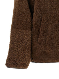 Brunello Cucinelli Fuzzy Reversible Jacket Brown