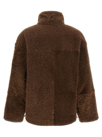 Brunello Cucinelli Fuzzy Reversible Jacket Brown